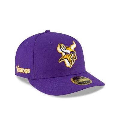 Sapca New Era Minnesota Vikings NFL Logo Mix Low Profile 59FIFTY Fitted - Violet